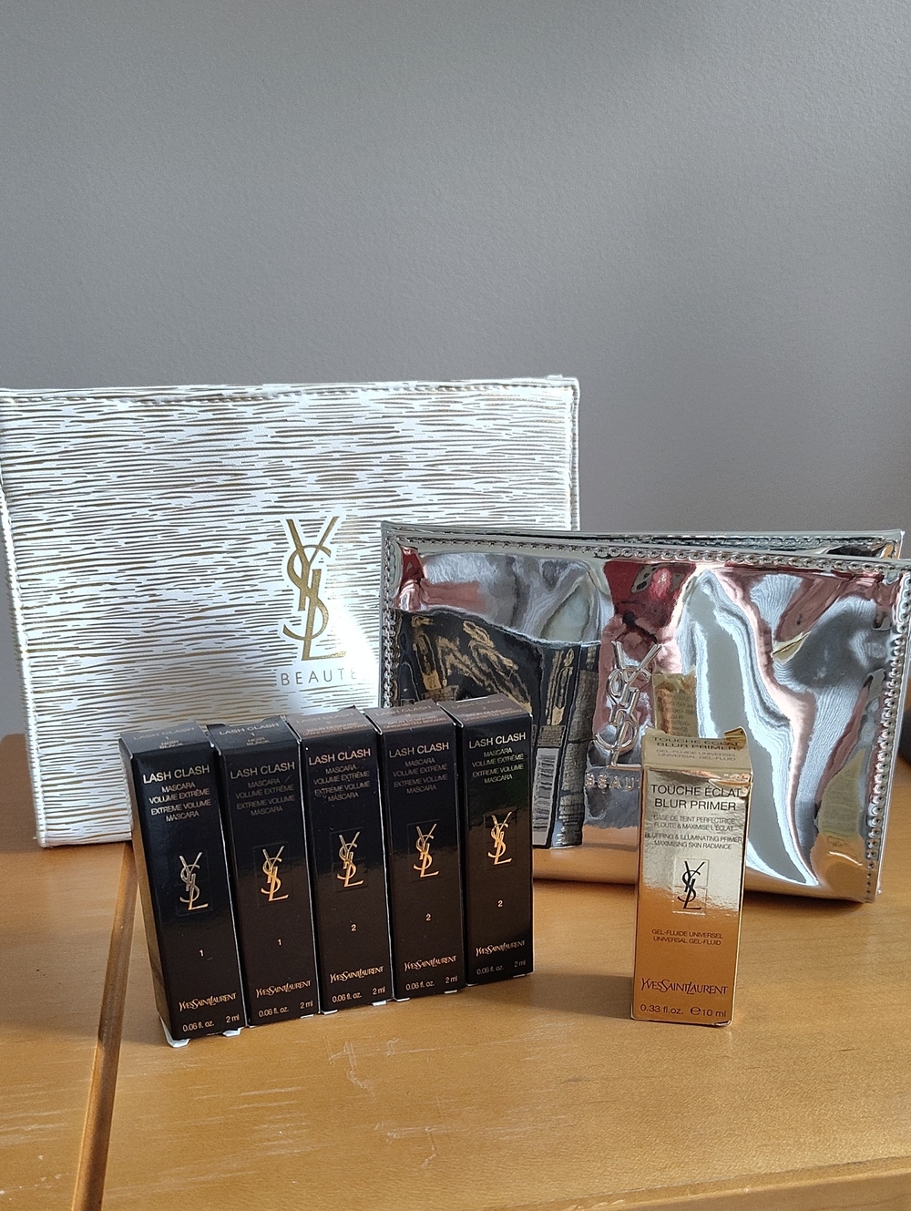 New YSL Cosmetic Bags Including Beauty Products